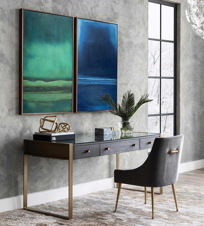 Contemporary Abstract Landscape Oil Painting for Modern Home Decor