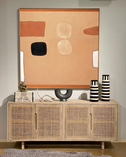 Contemporary Minimalist Oil Painting for Modern Home Decor