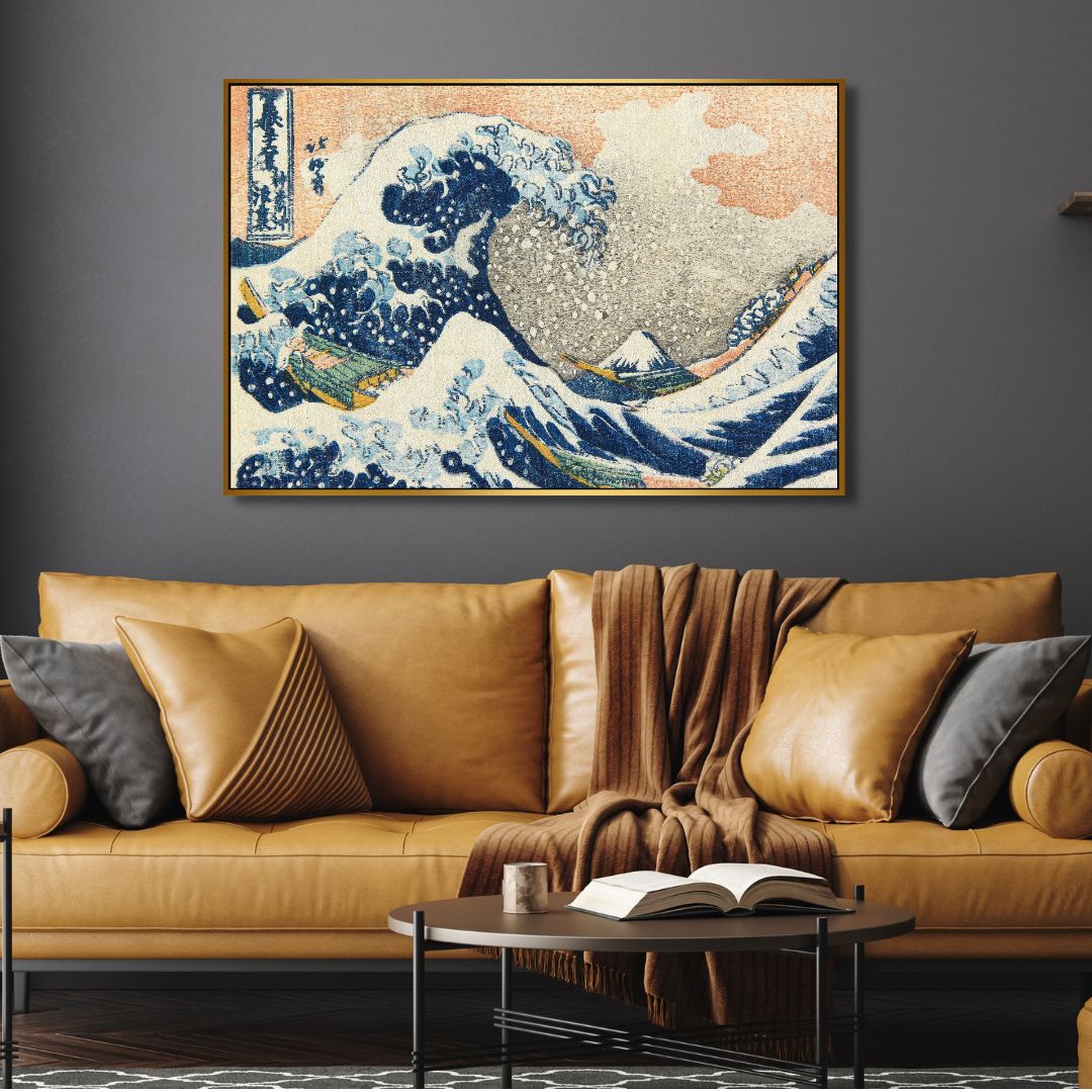 Stunning Hokusai Wave Art Print – Japanese Masterpiece for Elegant Home Decor