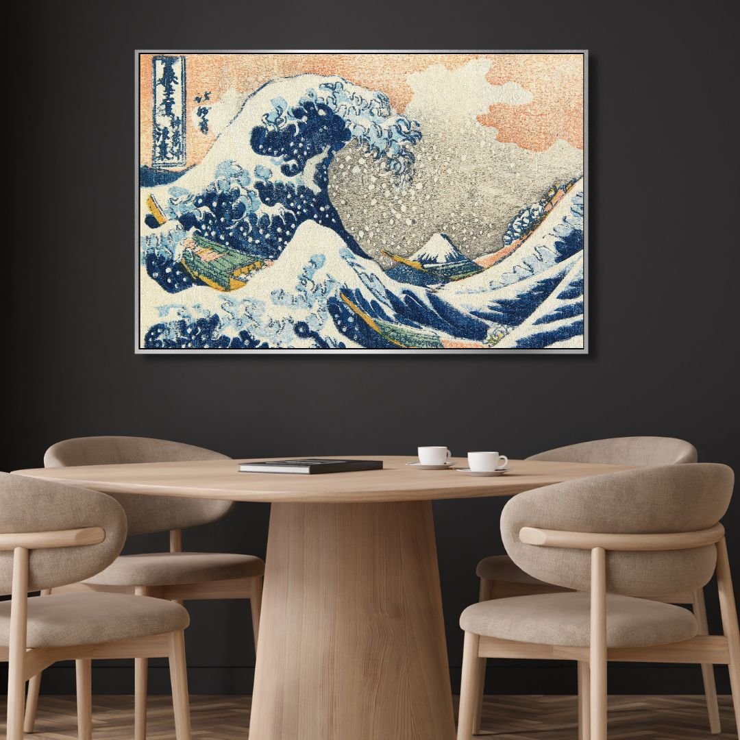 Stunning Hokusai Wave Art Print – Japanese Masterpiece for Elegant Home Decor