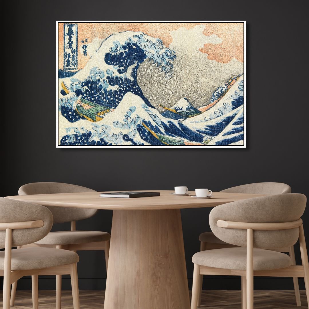 Stunning Hokusai Wave Art Print – Japanese Masterpiece for Elegant Home Decor