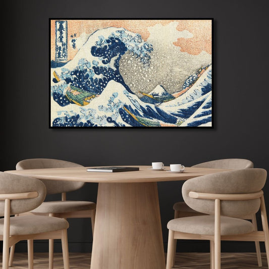 Stunning Hokusai Wave Art Print – Japanese Masterpiece for Elegant Home Decor