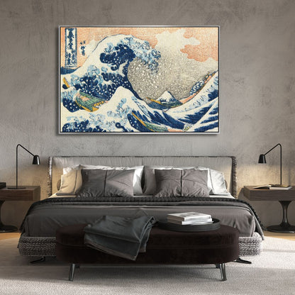 Stunning Hokusai Wave Art Print – Japanese Masterpiece for Elegant Home Decor