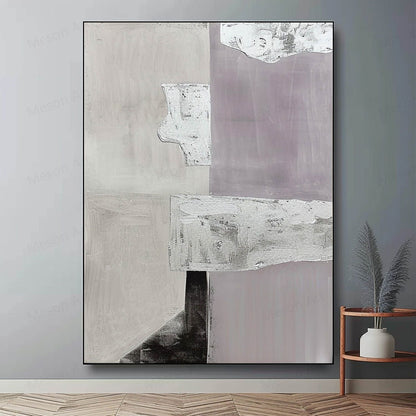 Stylish Contemporary Minimalist Oil Painting for Modern Home Decor