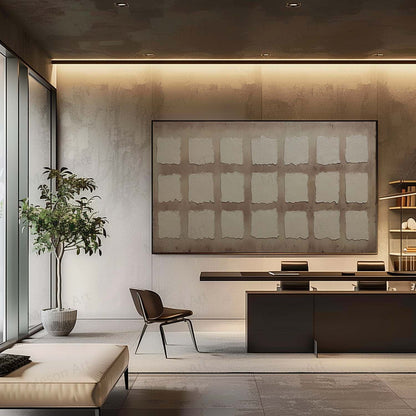 Minimalist Wabi-Sabi Abstract Wall Art for Modern Home Decor