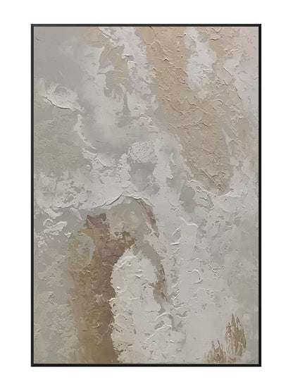 Natural Stone Neutral Aesthetic Oil Painting