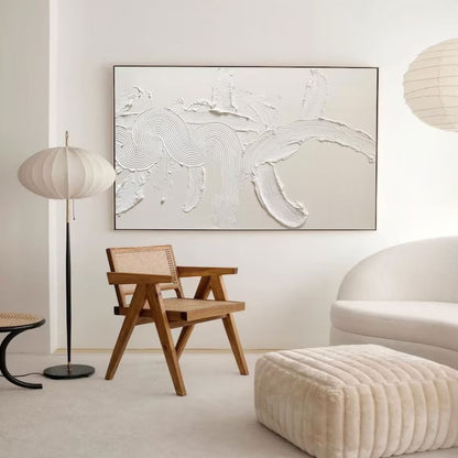 Minimalist Oil Painting for Modern Living Room Wall Art Decor