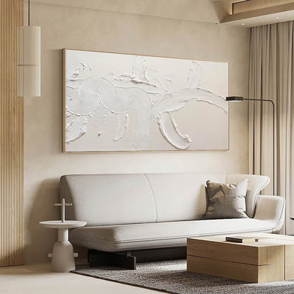 Minimalist Oil Painting for Modern Living Room Wall Art Decor