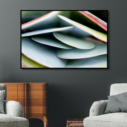 Abstract Kalanchoe Leaf Oil Painting for Modern Home Decor