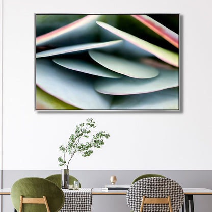 Abstract Kalanchoe Leaf Oil Painting for Modern Home Decor