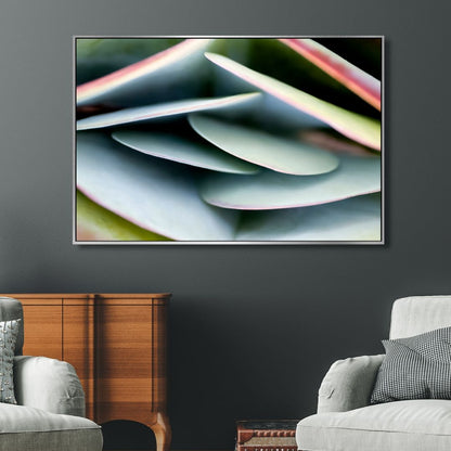 Abstract Kalanchoe Leaf Oil Painting for Modern Home Decor