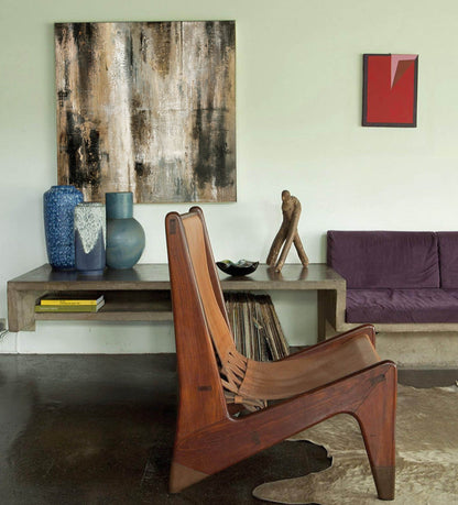 Elegant Minimalist Abstract Oil Painting for Modern Home Decor
