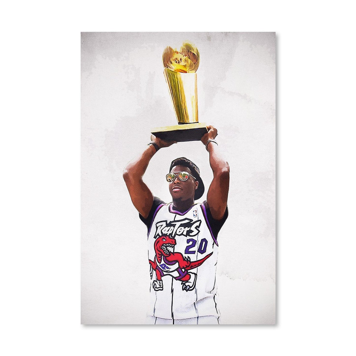 Kyle Lowry Victory Celebration Oil Painting Wall Art