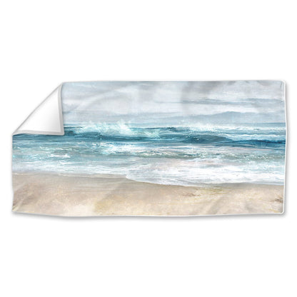 Tranquil Ocean Waves Oil Painting for Serene Home Decor