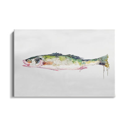 Nature's Beauty: Stunning Oil Painting of a Colorful Freshwater Fish