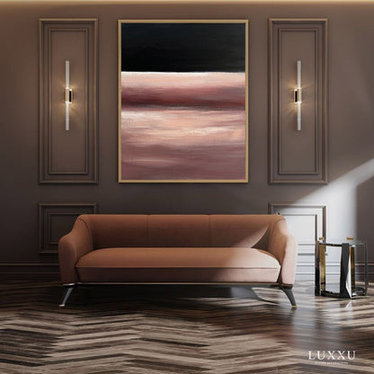 Serene Modern Abstract Oil Painting for Contemporary Home Decor