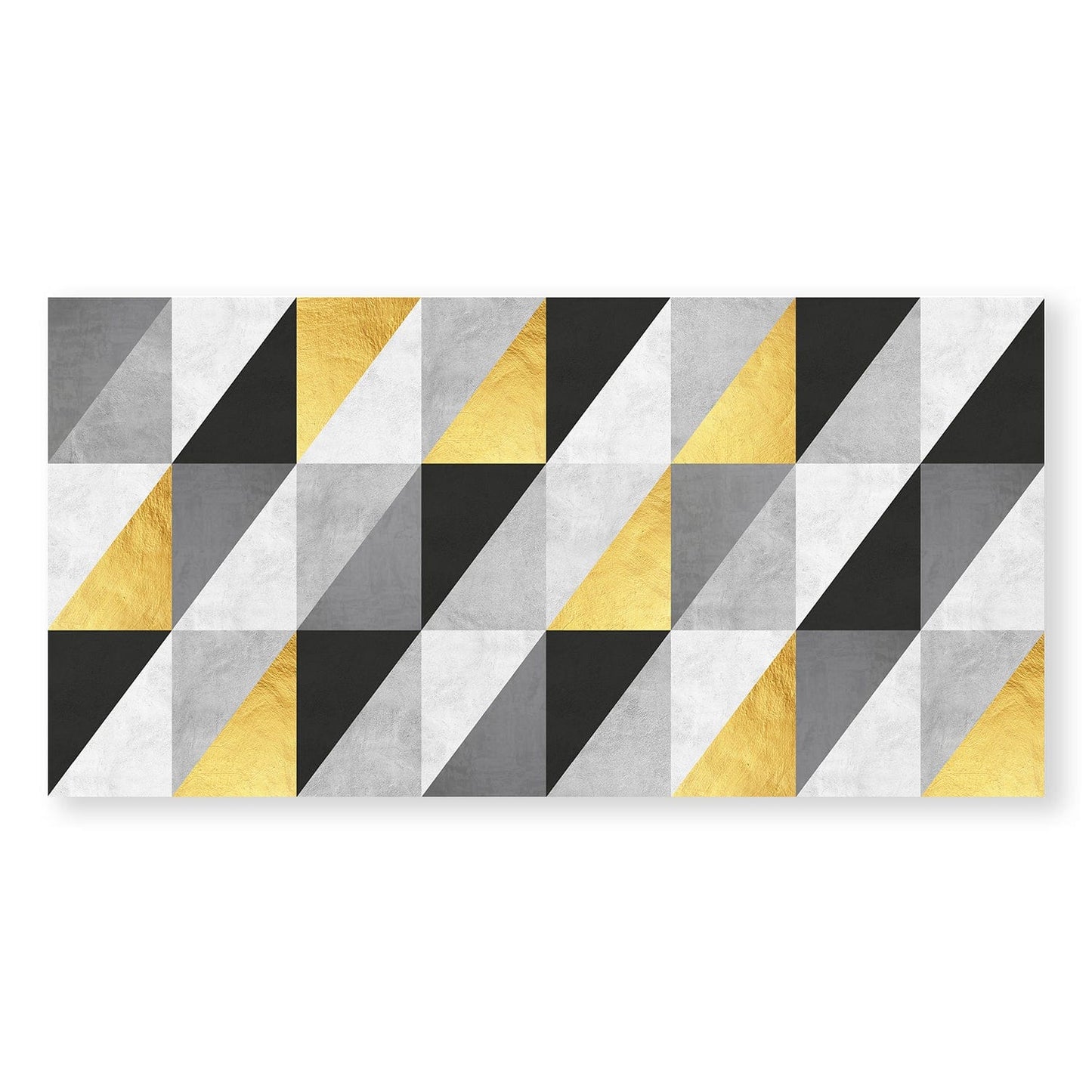 Modern Marble and Gold Geometric Canvas Wall Art for Elegant Decor