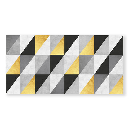 Modern Marble and Gold Geometric Canvas Wall Art for Elegant Decor