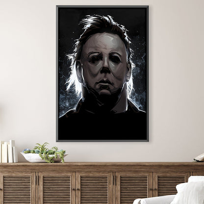Haunting Michael Myers Canvas Art - Spooky Horror Room Decor