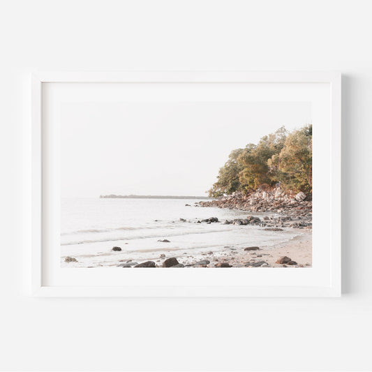 Serene Mindil Beach Oil Painting - Tranquil Coastal Landscape Art