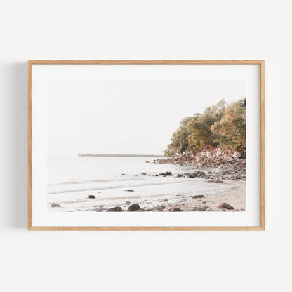 Serene Mindil Beach Oil Painting - Tranquil Coastal Landscape Art