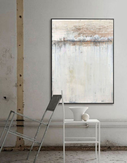 Elegant Minimalist Abstract Painting for Modern Home Decor