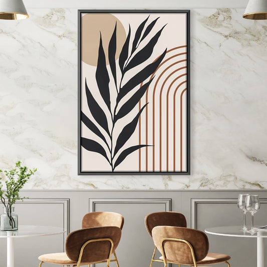 Elegant Modern Floral Oil Painting for Stylish Home Decor