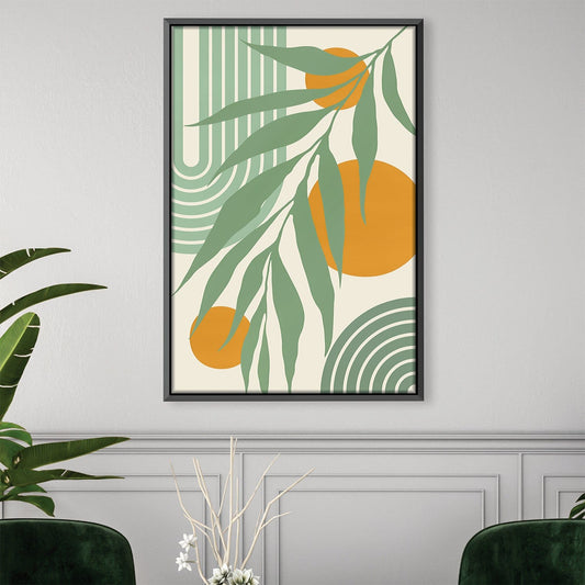 Contemporary Floral Abstract Oil Painting for Modern Home Decor