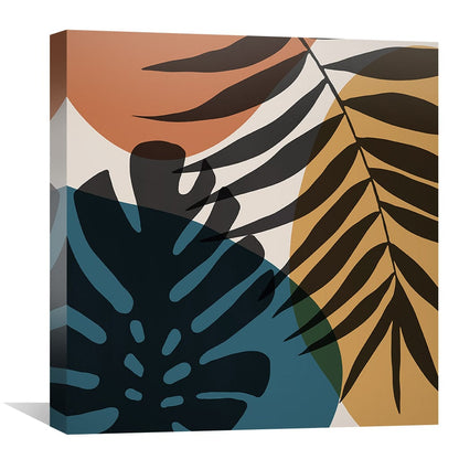 Modern Abstract Floral Oil Painting for Stylish Home Decor