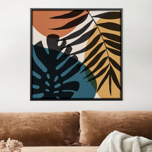 Modern Abstract Floral Oil Painting for Stylish Home Decor