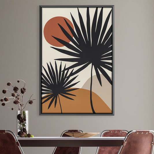 Modern Abstract Floral Oil Painting for Contemporary Home Decor