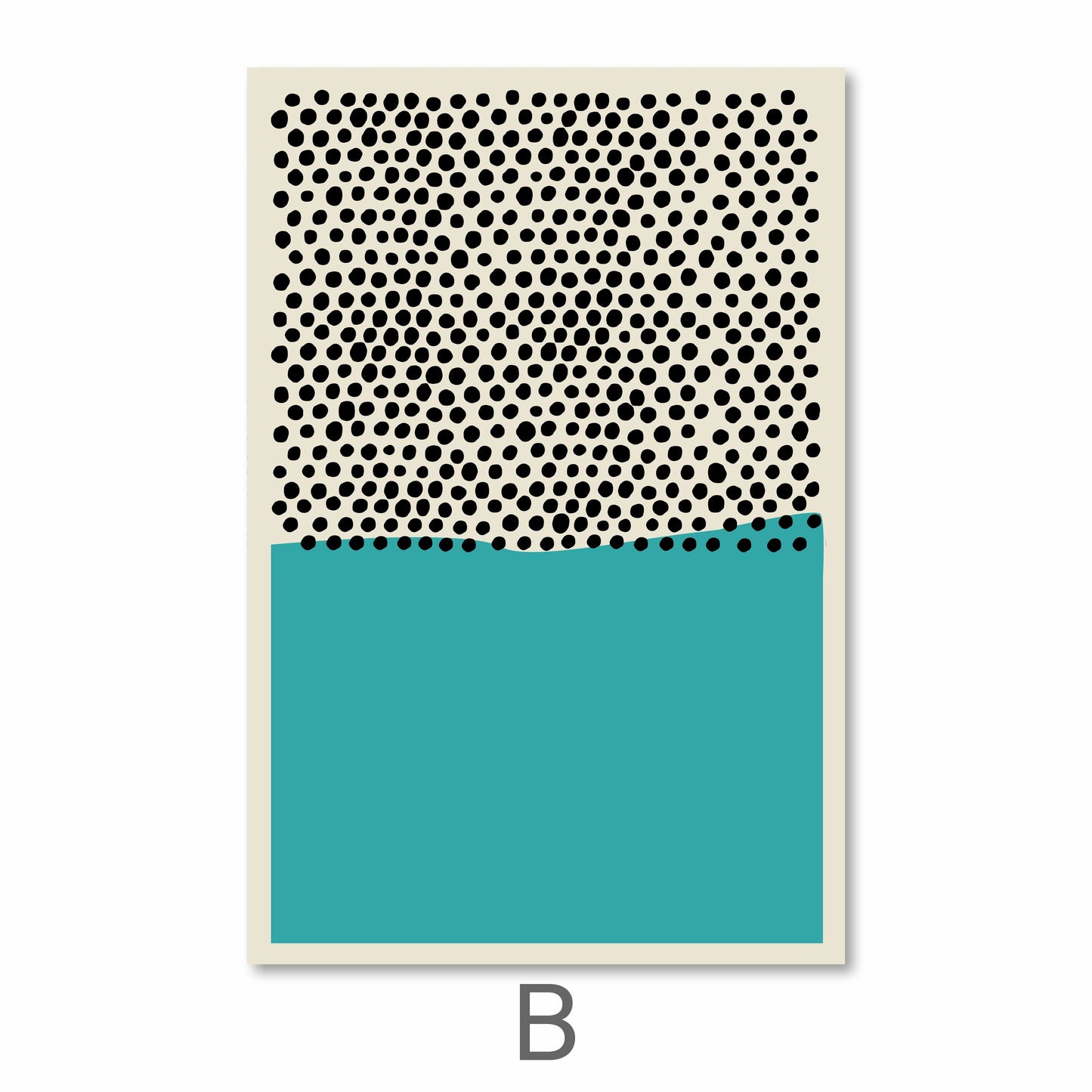 Dynamic Abstract Ocean Waves Art for Modern Home Decor