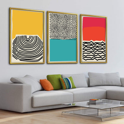 Dynamic Abstract Ocean Waves Art for Modern Home Decor