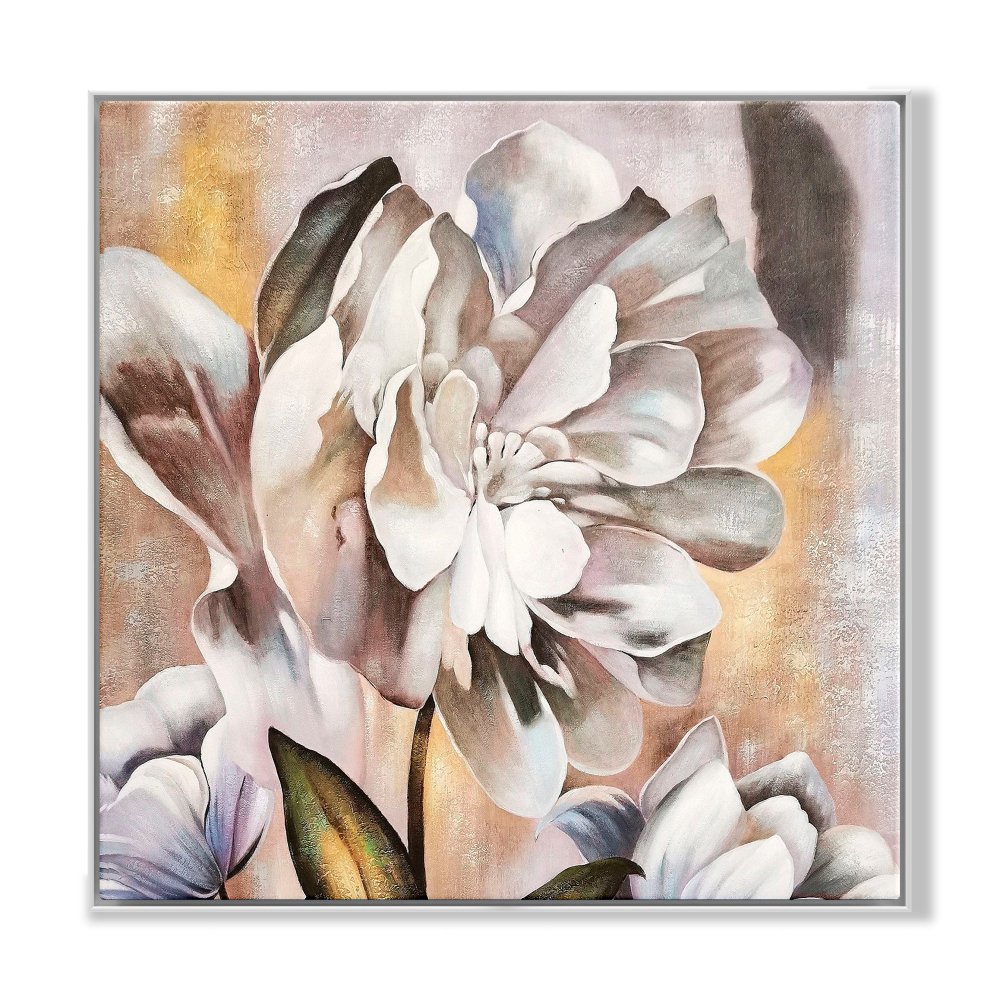 Stunning Floral Oil Painting for Elegant Home Décor and Art Lovers