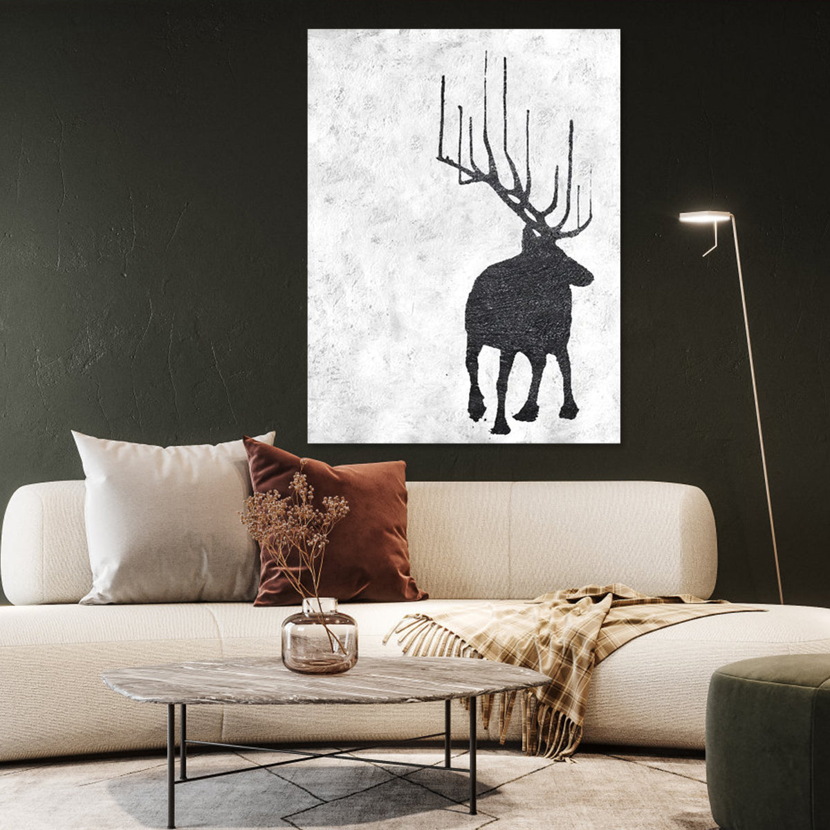 Nordic Ranger Oil Painting | Elegant Rustic Decor for Modern Homes