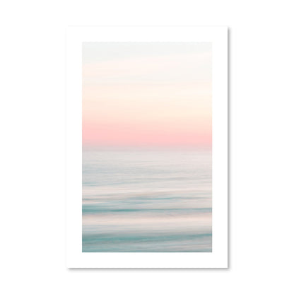 Serene Ocean Sunset Oil Painting for Coastal Home Decor