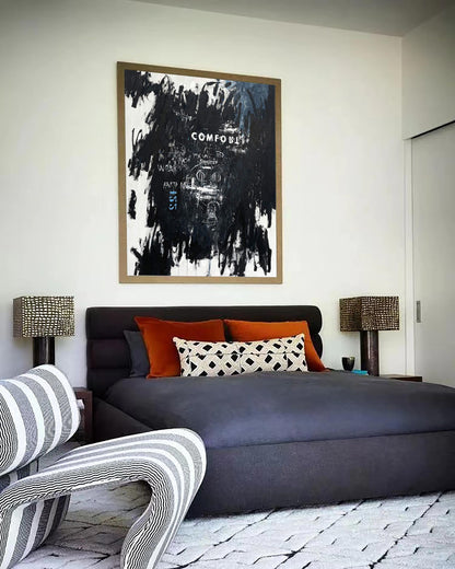 Bold Abstract Graffiti Oil Painting for Modern Art Enthusiasts