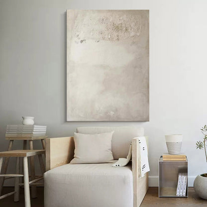 Elegant Minimalist Abstract Oil Painting for Modern Home Decor