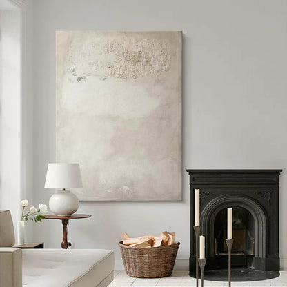 Elegant Minimalist Abstract Oil Painting for Modern Home Decor