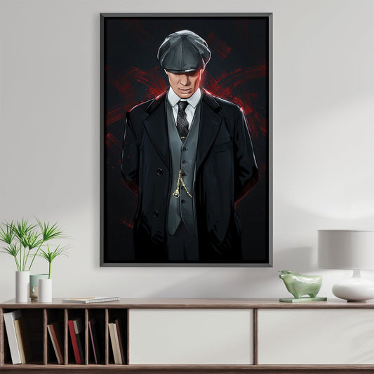 Vintage Style Peaky Blinders Oil Painting for Modern Home Decor