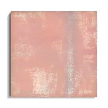 Serene Pink Abstract Oil Painting for Modern Home Decor and Calming Spaces