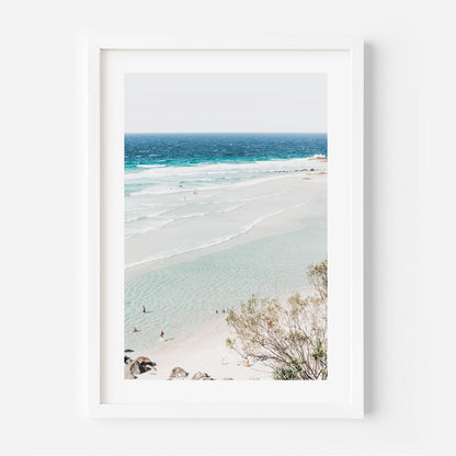 Stunning Coastal Triptych: Vibrant Rainbow Bay Seascapes for Modern Decor