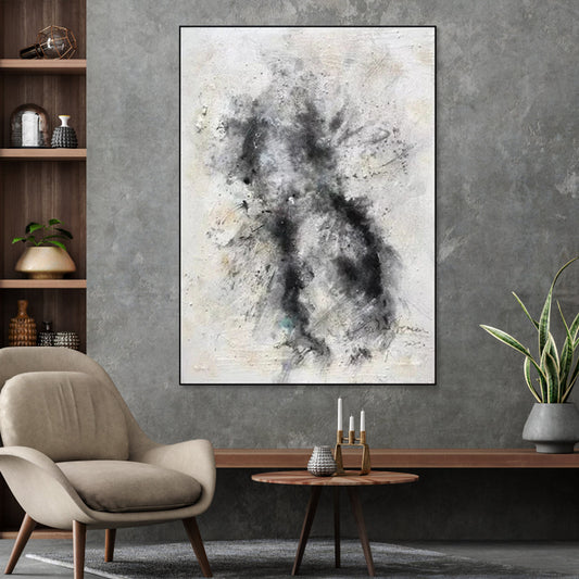 Abstract Oil Painting Realization - Modern Wall Art for Home Decor