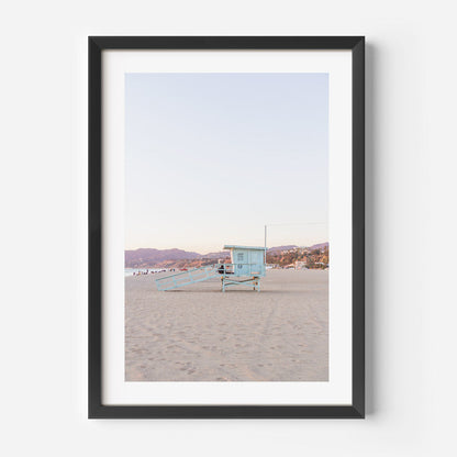 Dreamy Santa Monica Beach Sunset Oil Painting