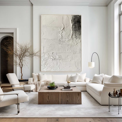 Contemporary Textured Abstract Oil Painting for Modern Art Enthusiasts