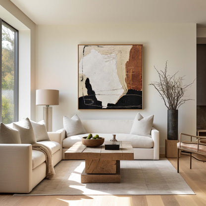 Contemporary Abstract Oil Painting for Modern Home Decor and Art Collection