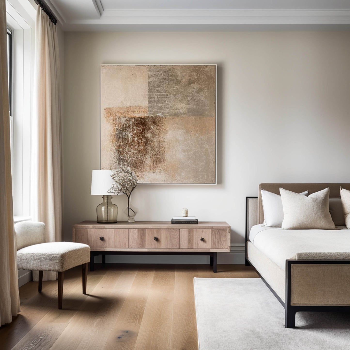 Contemporary Abstract Oil Painting for Modern Home Decor