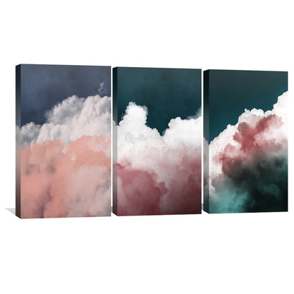 Tranquil Cloudscape Oil Painting for Serenity and Modern Home Décor