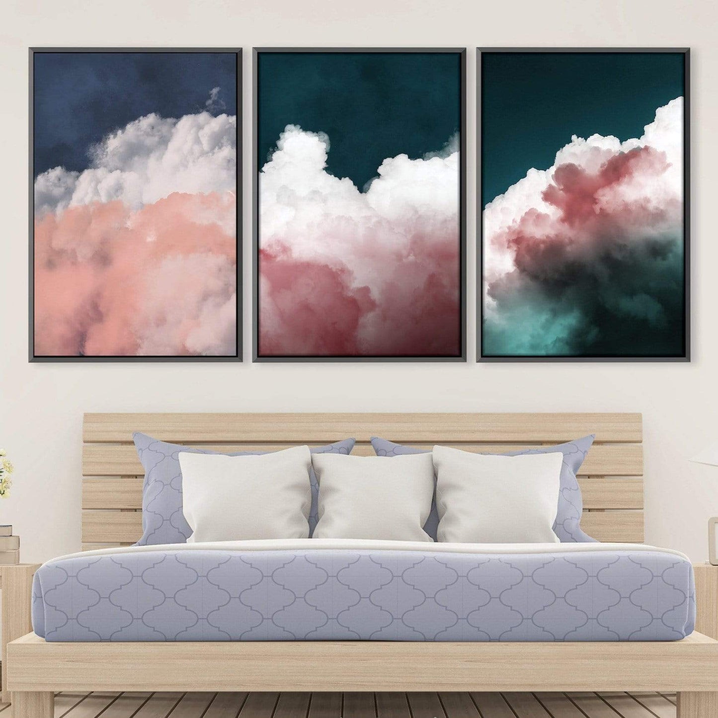 Tranquil Cloudscape Oil Painting for Serenity and Modern Home Décor