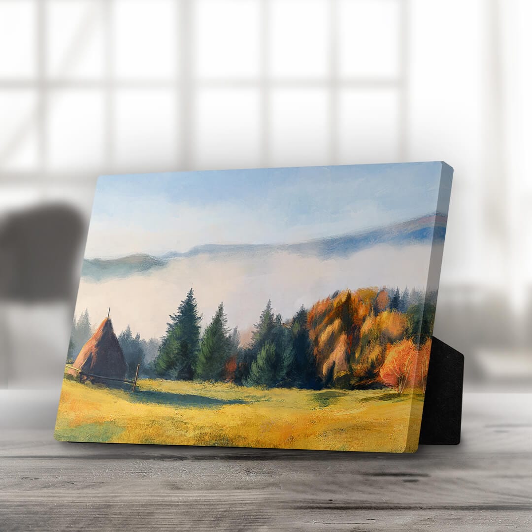 Tranquil Mountain Landscape Canvas Art for Home Décor